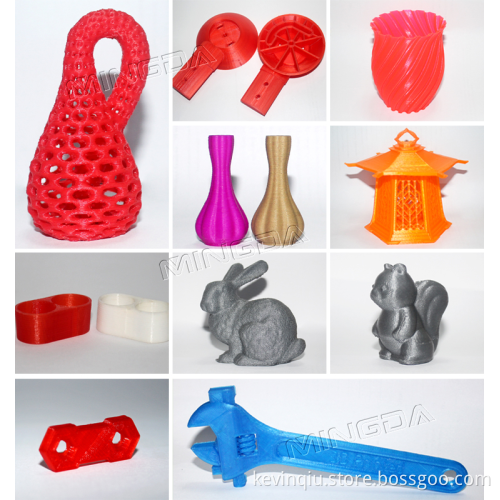 Full metal large 3d printer with 1.75mm PLA 3d printer machine for desktop model